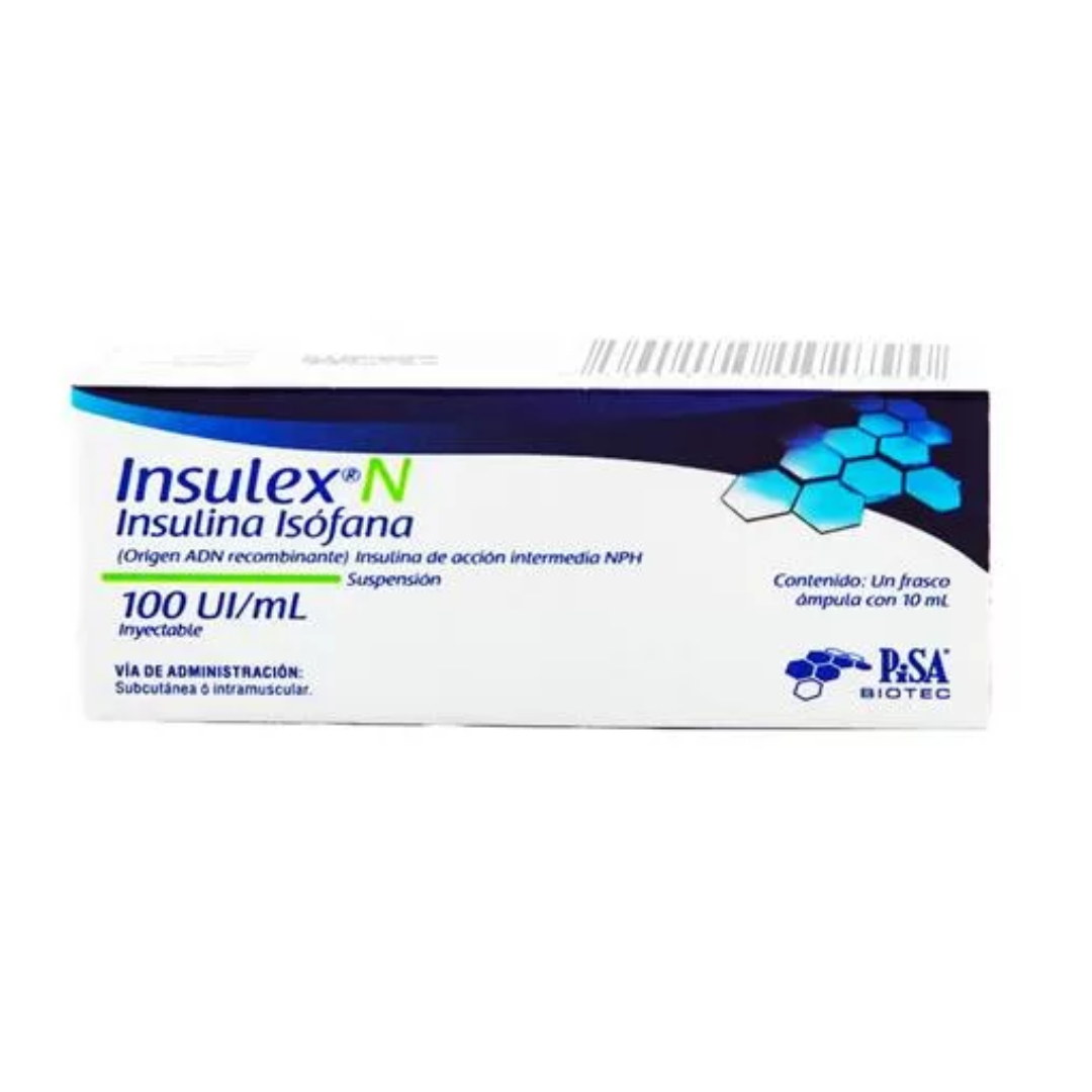 INSULEX N INSULINA 100UI 10ML X 1